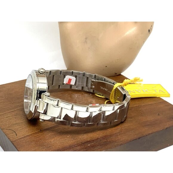 Invicta Women's Watch 28924 Angel Quartz Mother of Pearl Dial Silver Steel 36mm - Picture 10 of 15